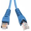 Siemon CBL ASSY MOD 26-4PR STRANDED, CAT6 T568A/B 3FT MC6, BLUE W/CLEAR BOOT MC6-03-06